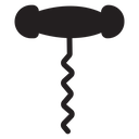 Corkscrew opener icon