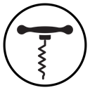 Corkscrew opener icon