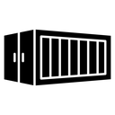 Corrugated Shipping Container icon