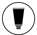 Cosmetic tube icon