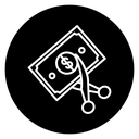 Cost cutting icon