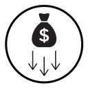 Cost reduction icon
