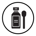 Cough syrup icon