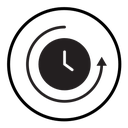 Counterclockwise rotation icon