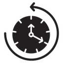 Counterclockwise rotation icon