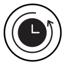 Counterclockwise rotation icon