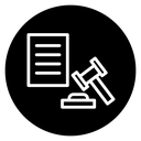 Court decision icon