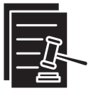 Court decision icon