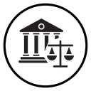 Court judgement icon