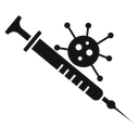 Covid 19 vaccine icon