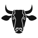 Cow head icon