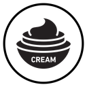 Cream jar icon