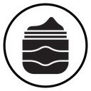 Cream jar icon