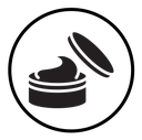 Cream jar icon