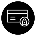 Credit limit Black Filled icon
