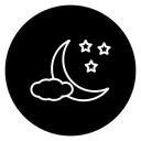 Crescent Moon And Stars icon