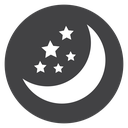 Crescent Moon Star Cluster icon