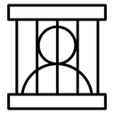 Criminal Barred Window icon