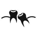 Crooked teeth icon
