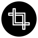 Crop tool icon