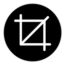Crop tool icon