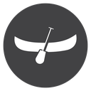 Crossed Paddle Canoe icon