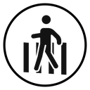 Crosswalk icon