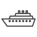 Cruise ship 4 icon