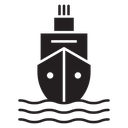 Cruise ship icon