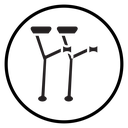 Crutches icon