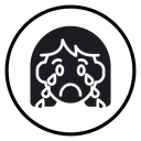 Crying icon