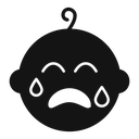 Crying baby 2 icon