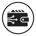 Cryptocurrency wallet icon
