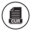 CUR File Document icon