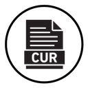 CUR File Document icon