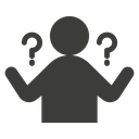 Curious human icon