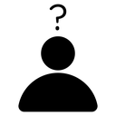Curious human icon
