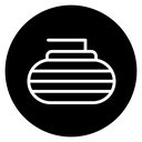 Curling stone icon