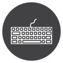Curly Cable Keyboard icon