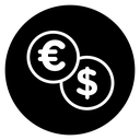 Currency exchange icon