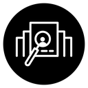 Curriculum vitae sign icon