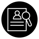 Curriculum vitae sign icon