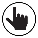 Cursor hand icon