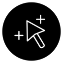 Cursor plus icon