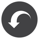 Curved Undo Arrow icon