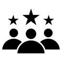 Customer Experience Star Rating icon