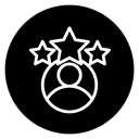 Customer loyalty icon