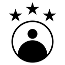 Customer Loyalty Star Rating icon