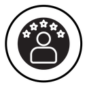 Customer loyalty icon