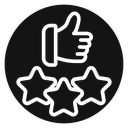 Customer product rating icon